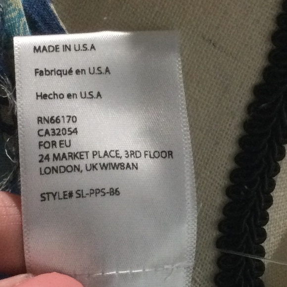 Nwt Anthropologie Subtle Luxury Blue Motif Kimono Wrap - Picture 9 of 11